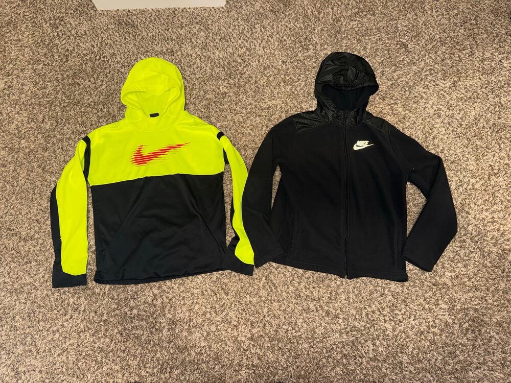XL boys Nike Dri-FIT Hoodie and Full-Zip Hoodie Set